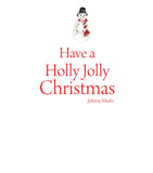 Snowman With Red And White Scarf Holiday Cards (Set of 60)