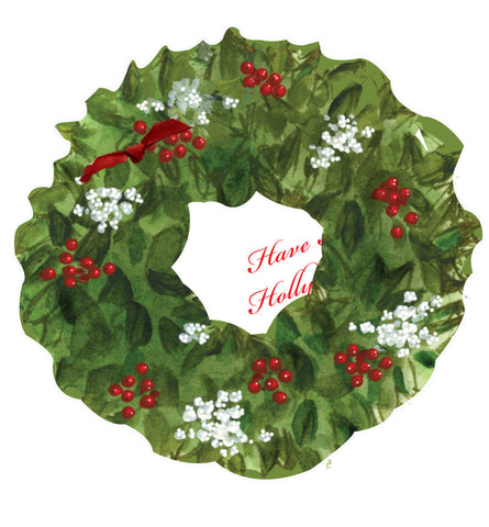 Christmas Wreath Holiday Cards (Set of 60)