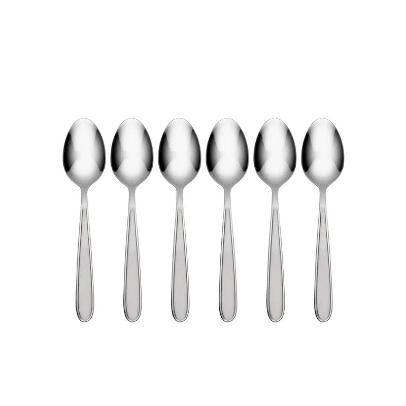Jordan Frosted Teaspoons, Set of 6