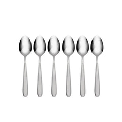 Jordan Frosted Teaspoons, Set of 6