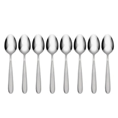 Jordan Frosted Teaspoons, Set of 8