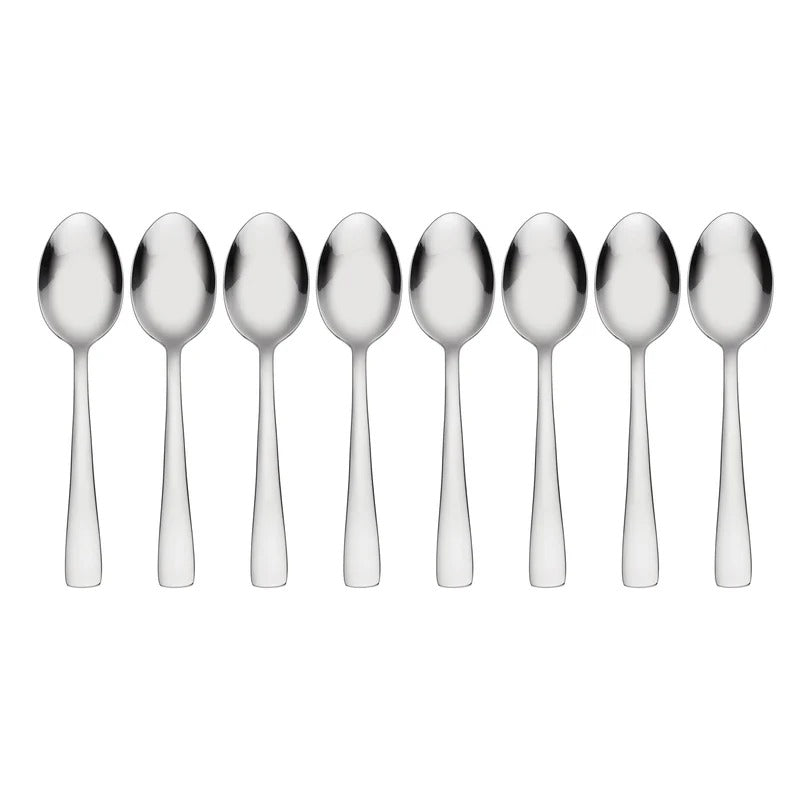 Zinc Teaspoons, Set of 8