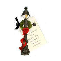 Lamp Post With Ribbon and Tag Invitation Cards (Set Of 60)