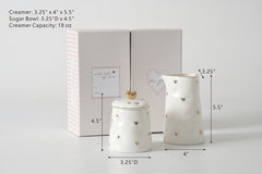 Sugar Bowl & Creamer Set