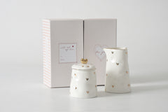 Heart To Heart Sugar Bowl & Creamer Set