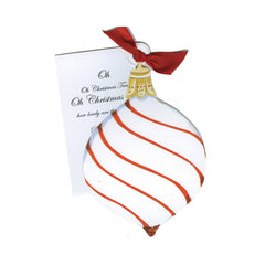Ornament 20 With Ribbon and Tag Invitation Cards (Set Of 60)