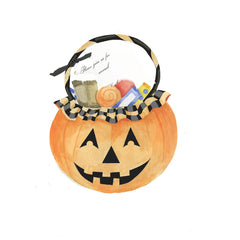 Trick or Treat With Ribbon and Tag Invitation Cards (Set Of 60)