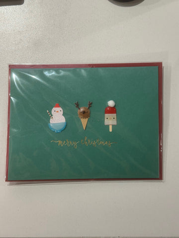 Ice Cream Christmas Greeting Card (Limited Quantities)