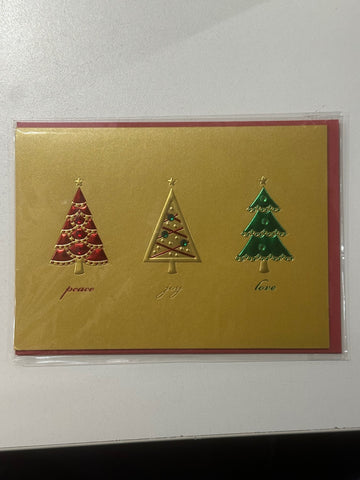 Three Trees Christmas Greeting Card (Limited Quantities)