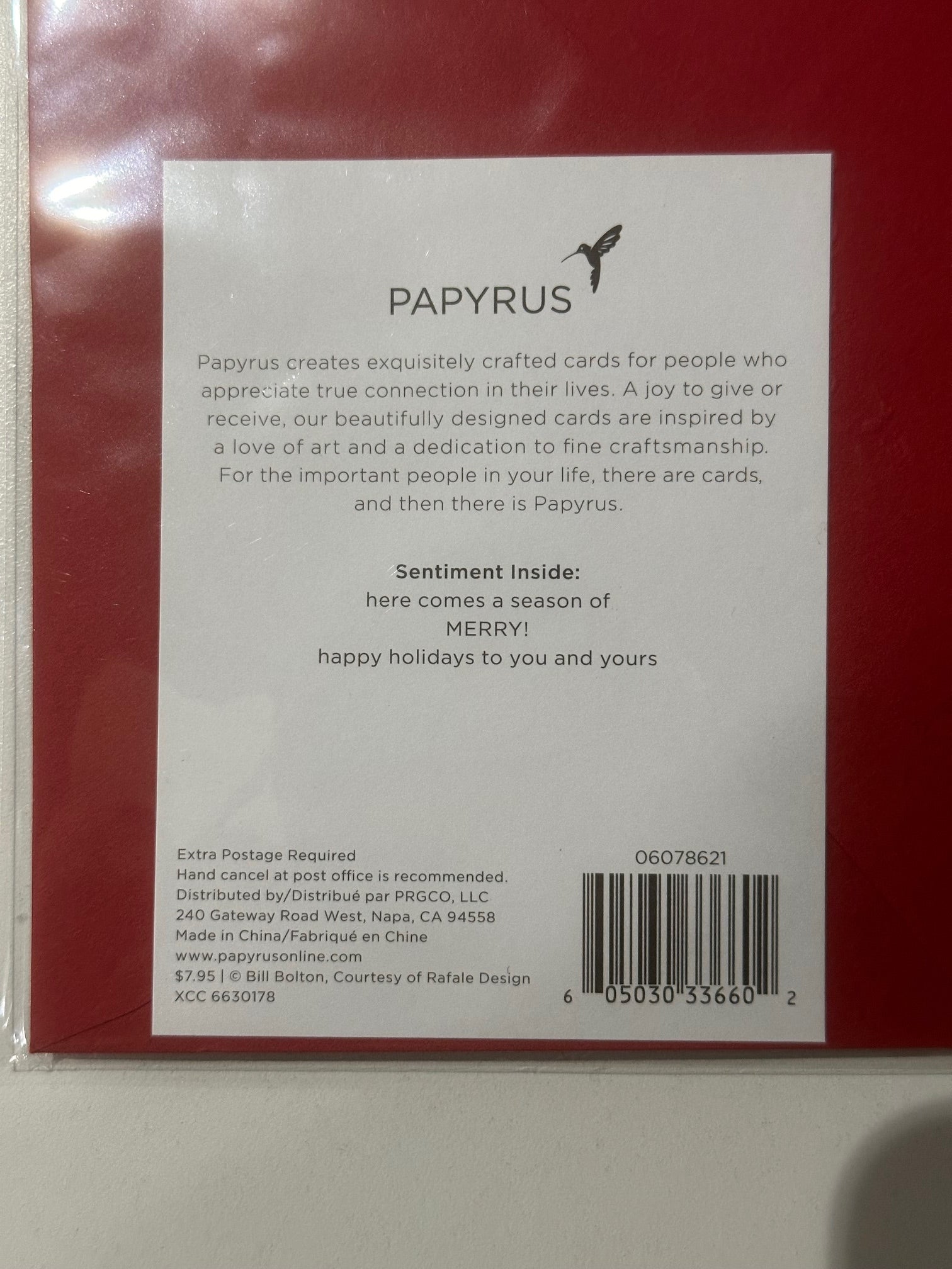 Sliding Penguins Christmas Greeting Card (Limited Quantities)