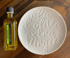 Olio D'Oliva Extra Virgin Dipping & Serving Plate