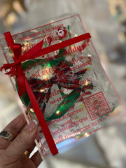 Acrylic Box Christmas Invitation