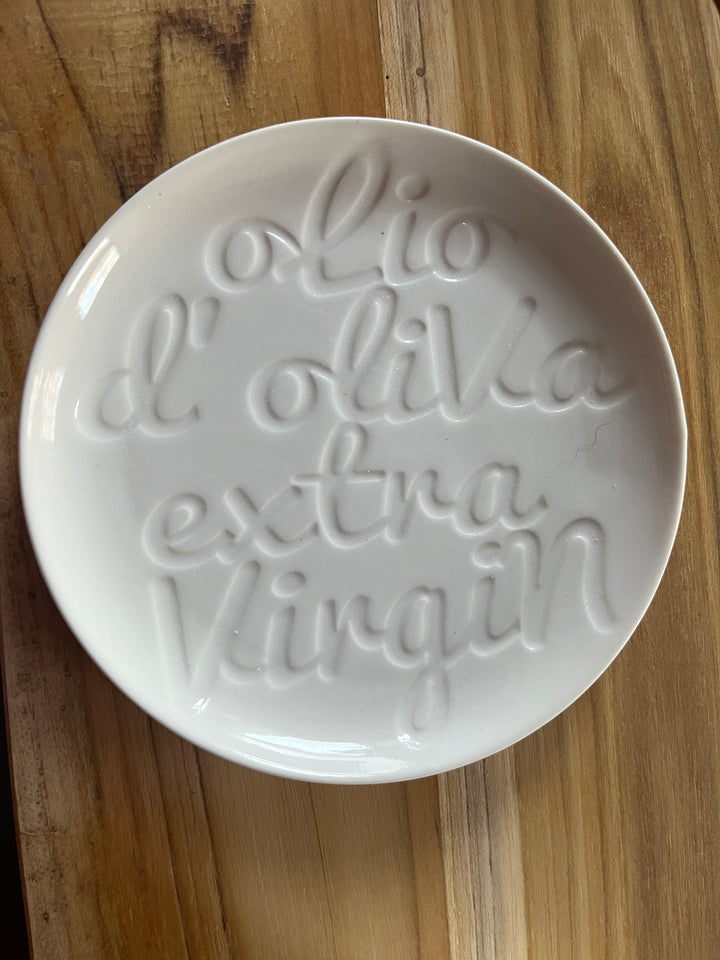 Olio D'Oliva Extra Virgin Dipping & Serving Plate