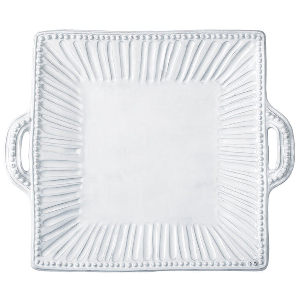 Incanto Stripe Handled Square Platter