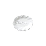 Incanto White Ruffle Amici Plate