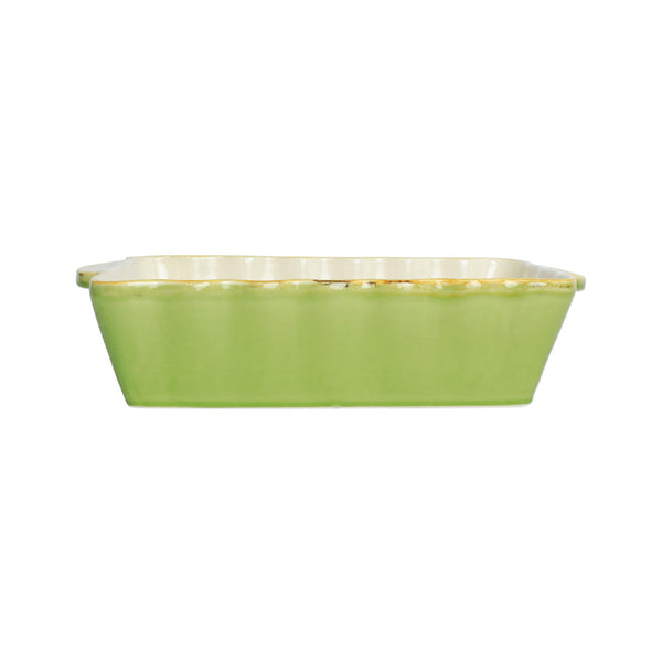 Italian Bakers Medium Rectangular Baker, Green