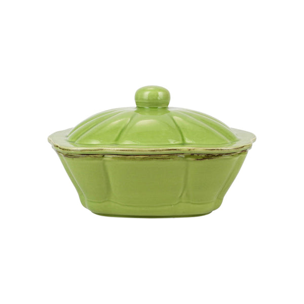 Italian Bakers Square Covered Casserole Dish, Green