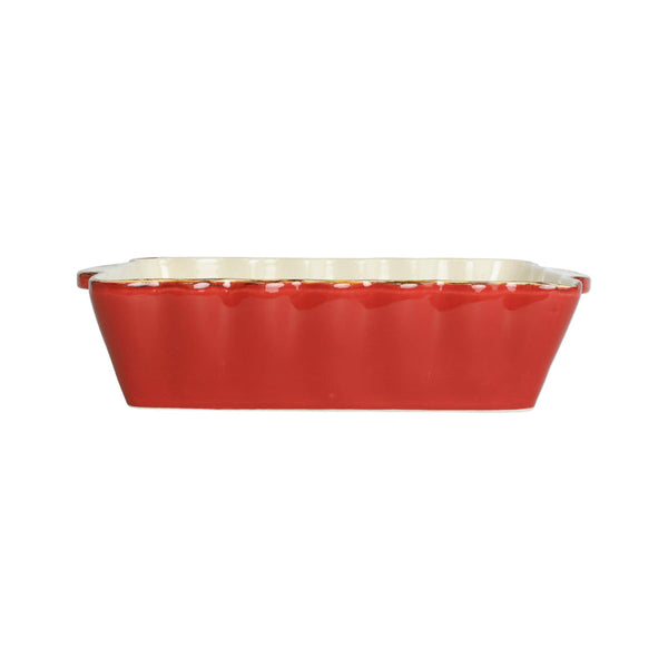 Italian Bakers Medium Rectangular Baker, Red