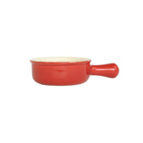 Italian Bakers Small Round Baker With Large Handle, Red