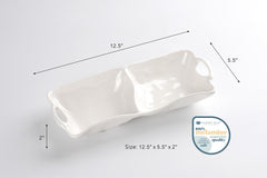 Ivy 2 Section Server – Shatterproof Melamine