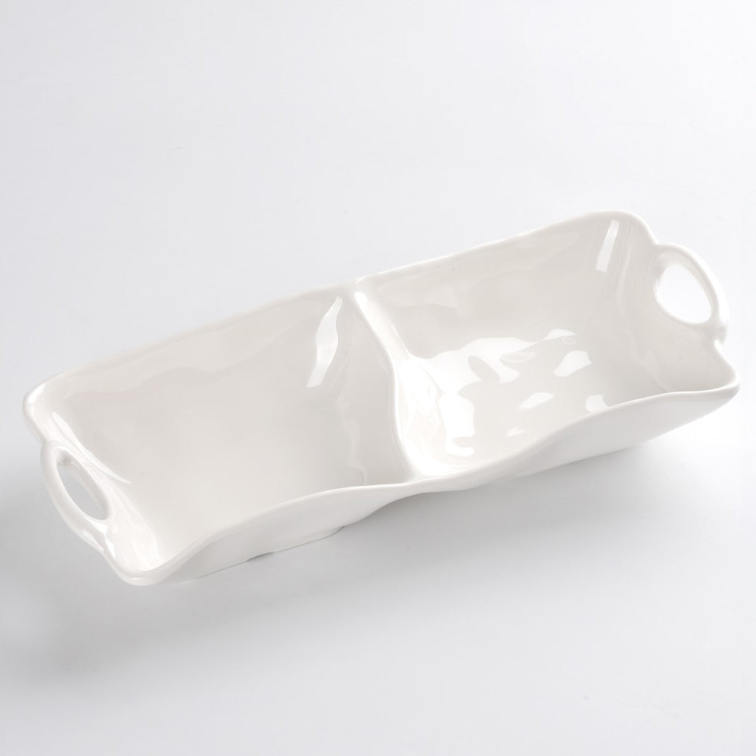 Ivy 2 Section Server – Shatterproof Melamine