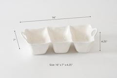 Ivy 3 Section Deep Server – Shatterproof Melamine