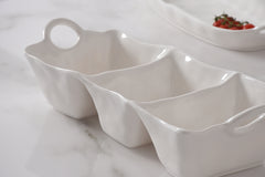 Ivy 3 Section Deep Server – Shatterproof Melamine