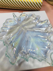 Debora Carlucci Murano Glass Leaf Candy Dish