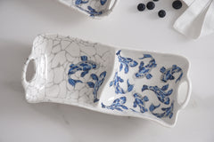 Koi 2 Section Server – Shatterproof Melamine