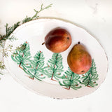 Lastra Holiday Small Oval Platter