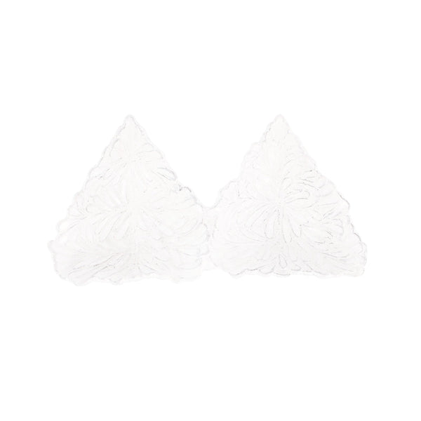 Lastra Holiday White Figural Tree Two-part Server