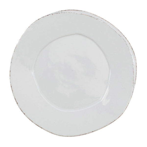 Lastra Dinner Plate, Light Gray
