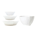 Lastra White 4-piece Serving Bowls Set