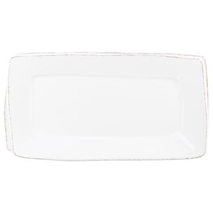 Lastra White Rectangular Platter