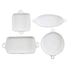 Lastra White 4-piece Bakeware Essentials Set