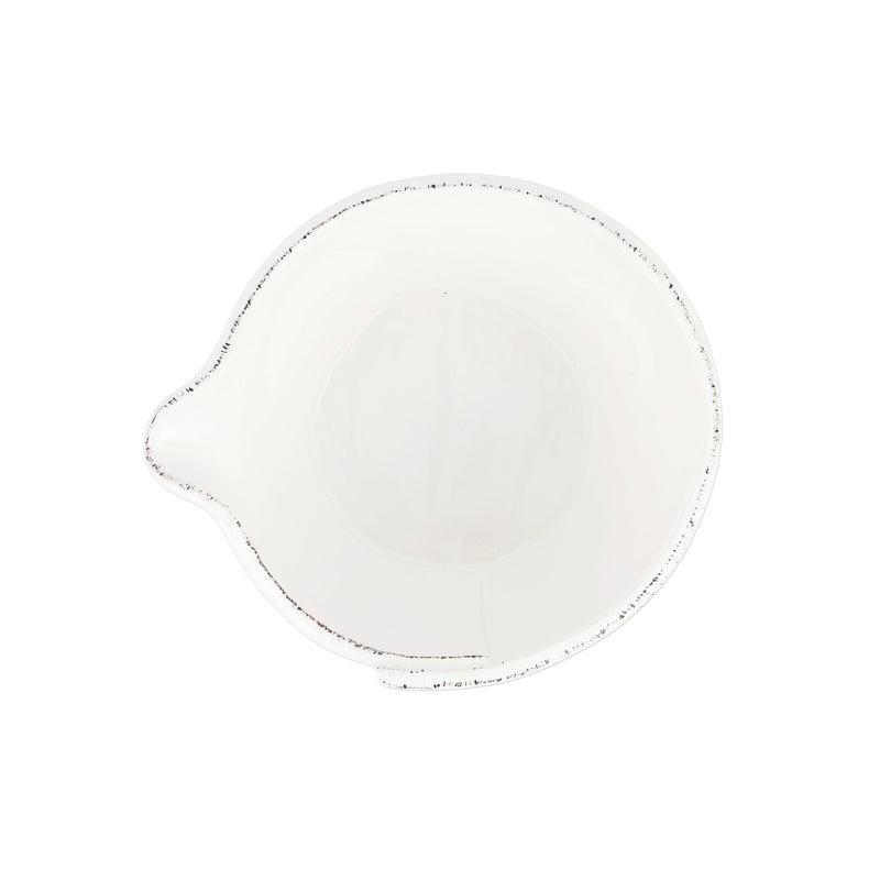 Lastra White Small Mixing Bowl