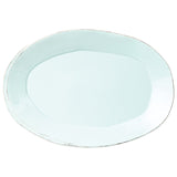 Lastra Oval Platter, Aqua