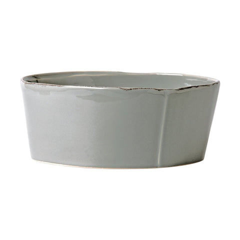 Lastra Large Serving Bowl, Gray