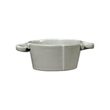 Lastra Small Handled Bowl, Gray