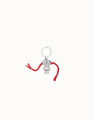 Key Ring In Metal Clad With Sterling Silver