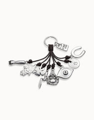 Key Ring In Metal Clad With Sterling Silver