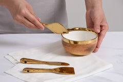 Madera Cheese Knives Set of 3 - Gold