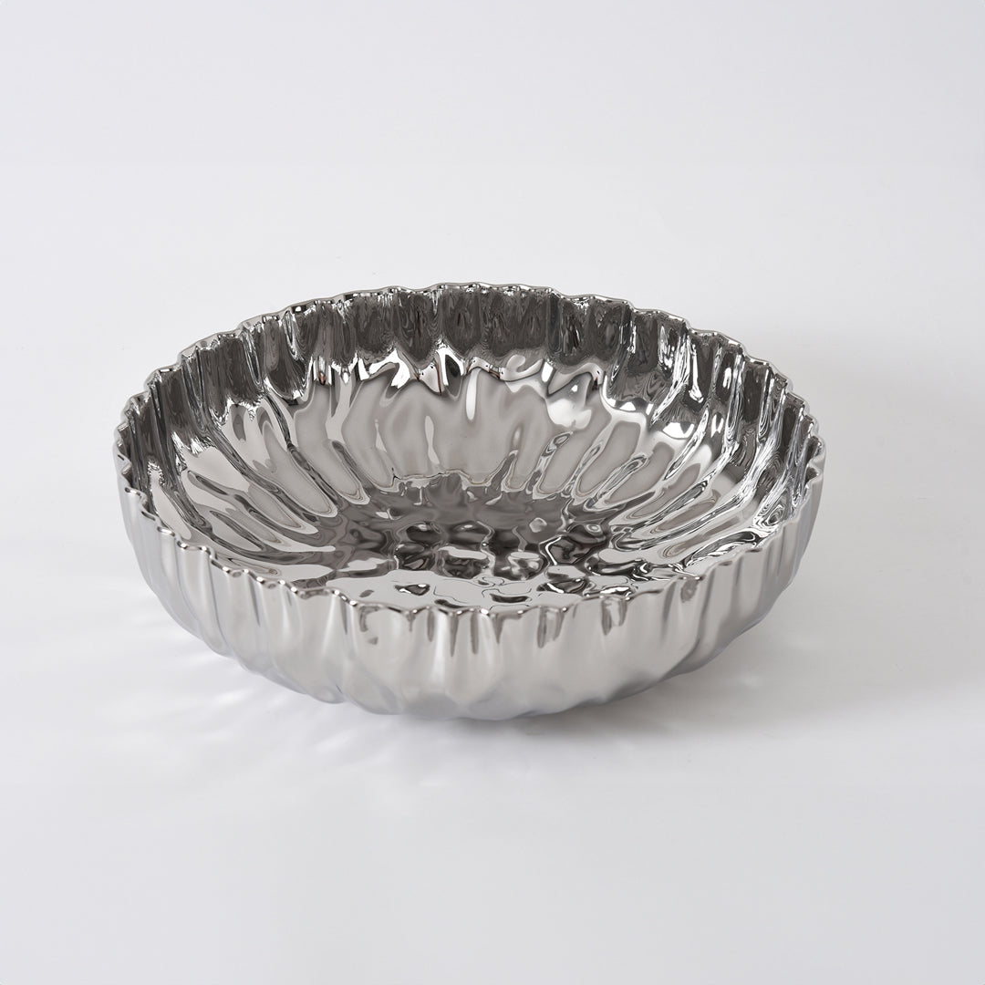Mascali Argento Extra Large Shallow Bowl