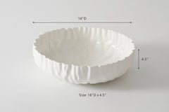 Mascali Bianca Extra Large Shallow Bowl