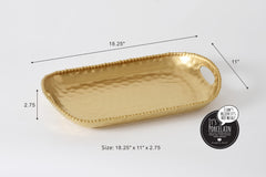 Monte Carlo Rectangular Tray with Handles