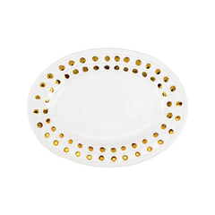 Medici Gold Medium Oval Platter