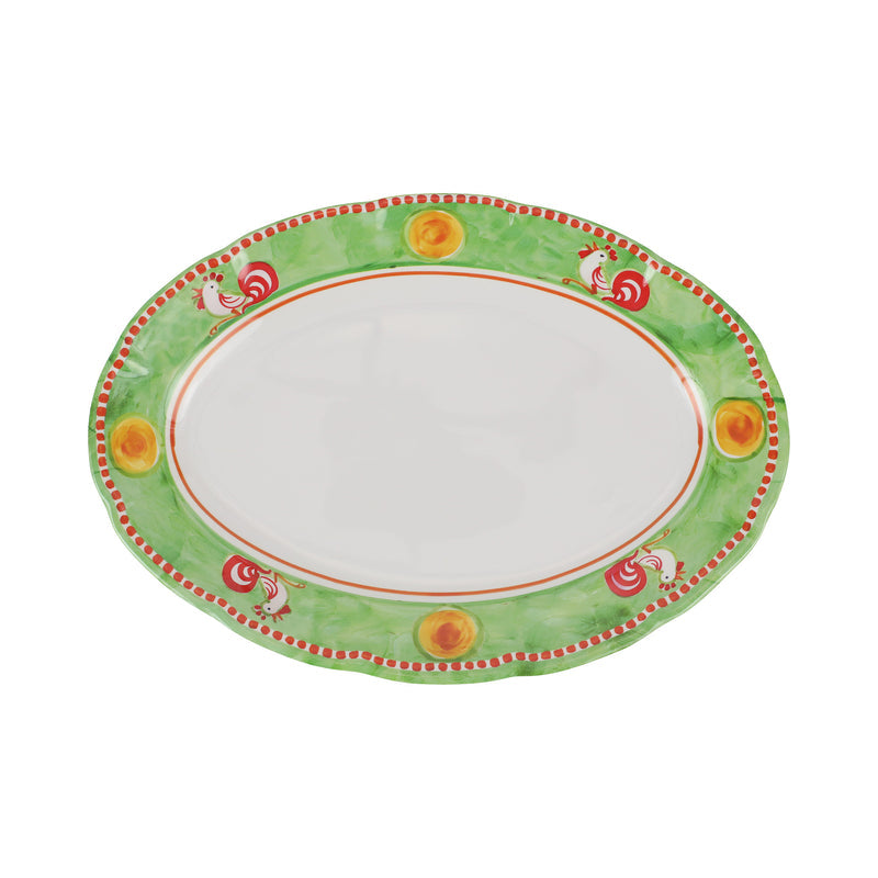 Melamine Campagna Gallina Oval Platter