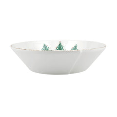 Melamine Lastra Holiday Large Shallow Serving Bowl