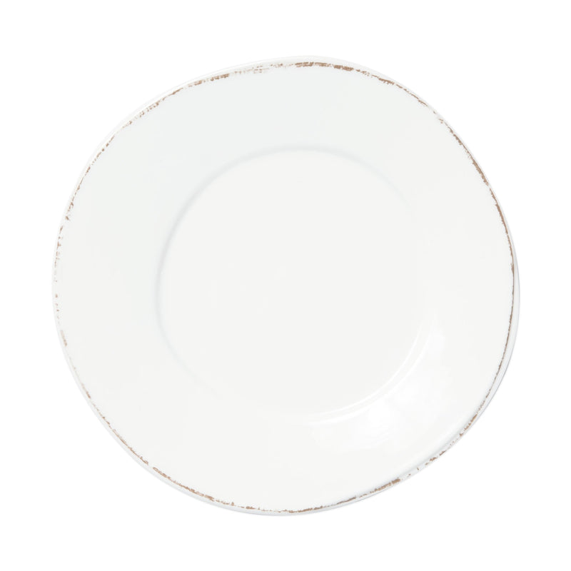 Melamine Lastra White Three-piece Place Setting