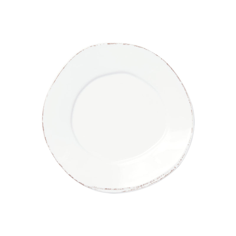 Melamine Lastra White Salad Plate